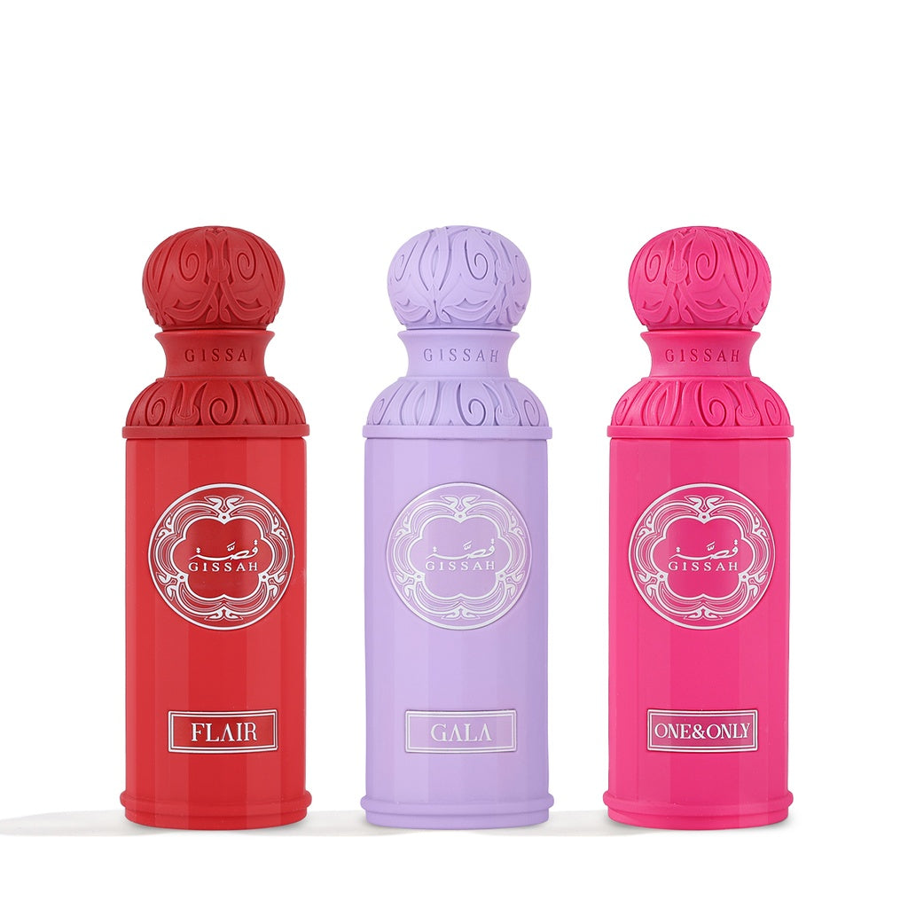 Enchanted Set 3x50ml Perfumes by Gissah - Pre Order