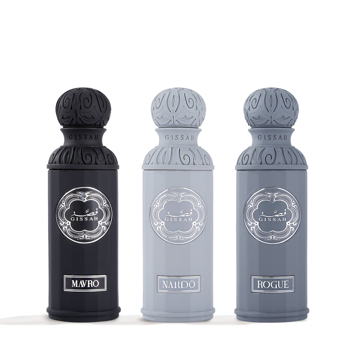 Graphite Set 3x50ml Perfumes by Gissah - Pre Order