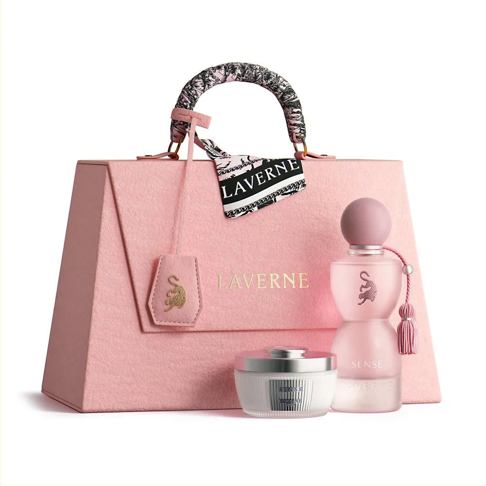 Sense Laverne x Gio By Laverne Perfumes - Full Set - 75ml Perfume + Bag + Powder
