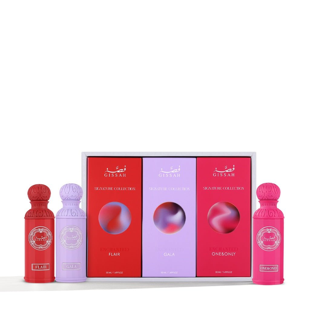 Enchanted Set 3x50ml Perfumes by Gissah - Pre Order