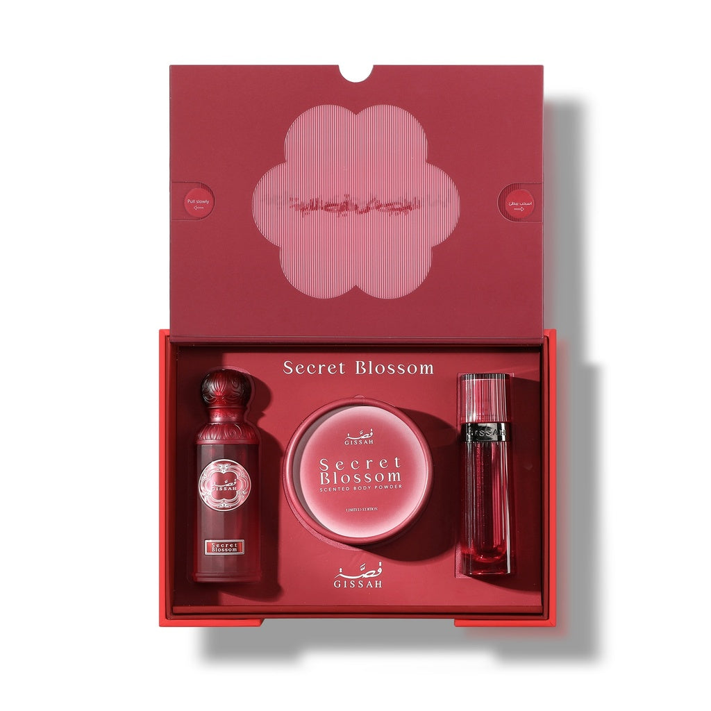 Secret Blossom Perfume Set By Gissah + Gift Bag - Limited Edition