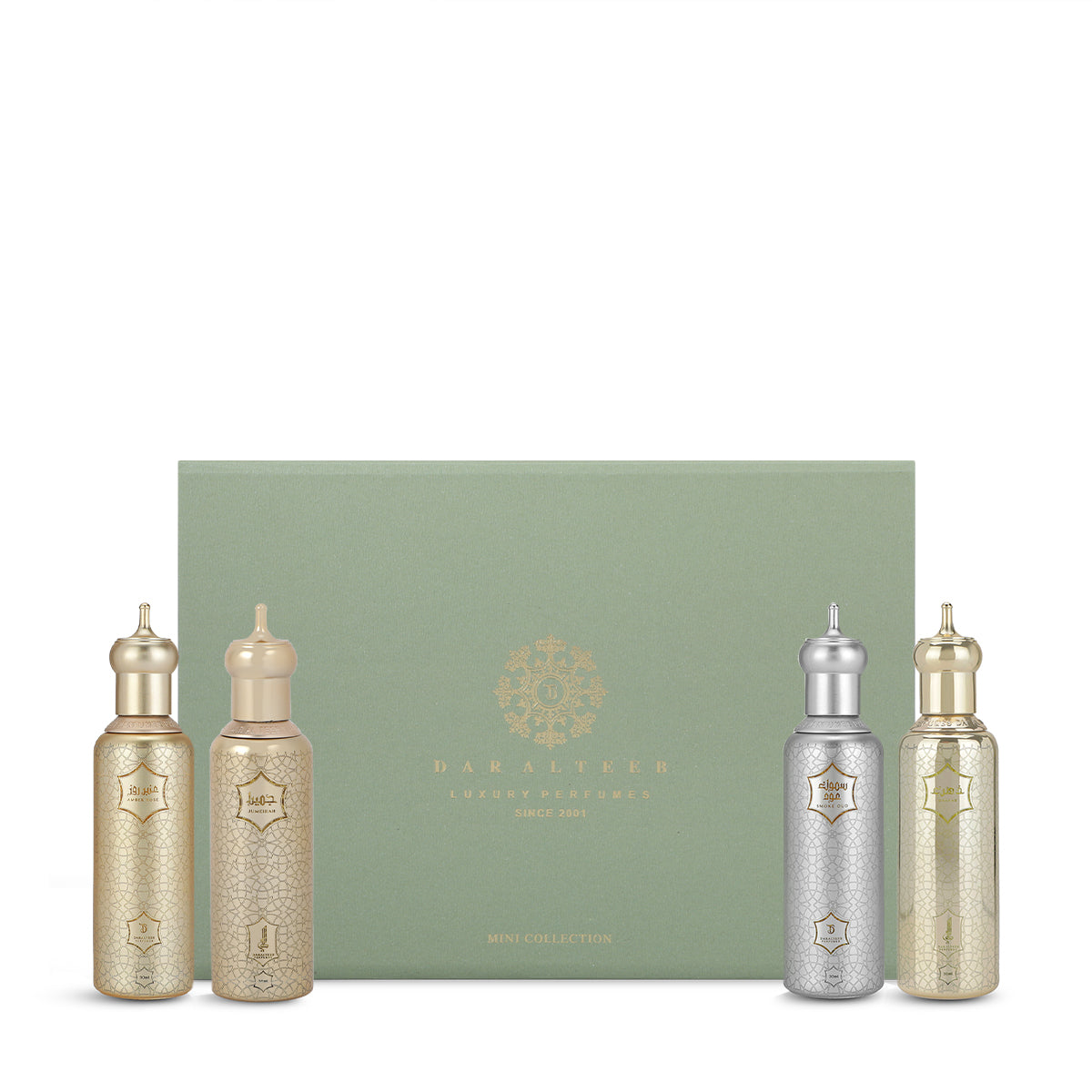 Mini Arabesque Collection Green Set 4x30ml Perfumes by Dar Al Teeb
