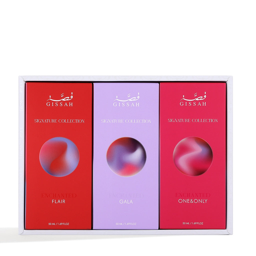 Enchanted Set 3x50ml Perfumes by Gissah - Pre Order