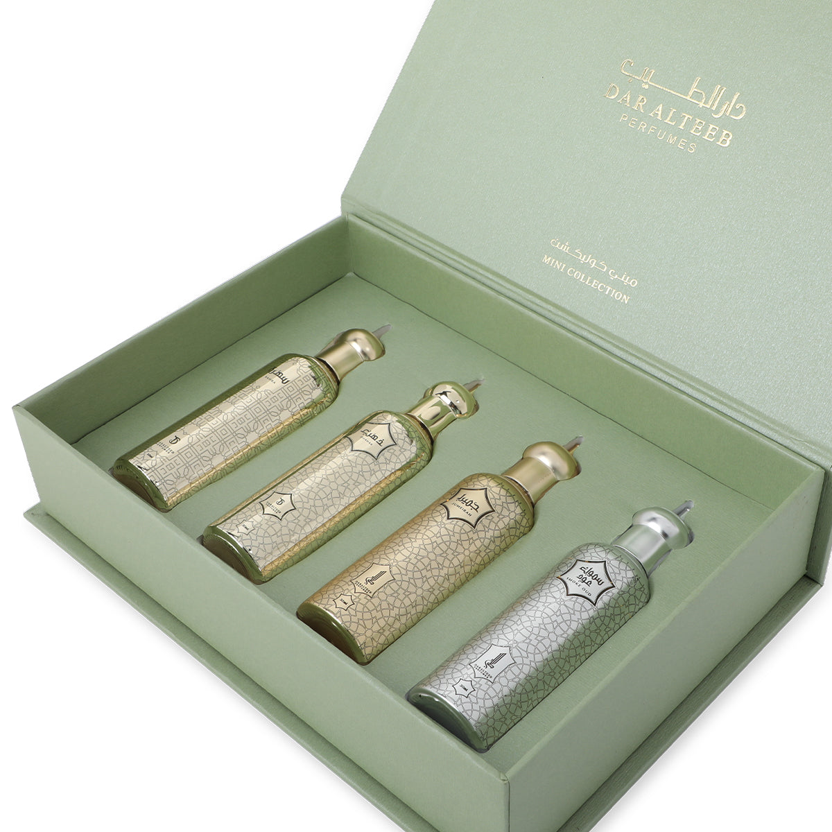 Mini Arabesque Collection Green Set 4x30ml Perfumes by Dar Al Teeb
