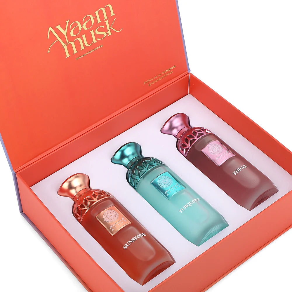 Mini Musk Collection 2024 3x80ml Perfumes Set by Ayaam Perfumes