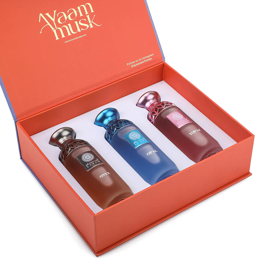 Mini Musk Collection 2025 3x80ml Perfumes Set By Ayaam Perfumes
