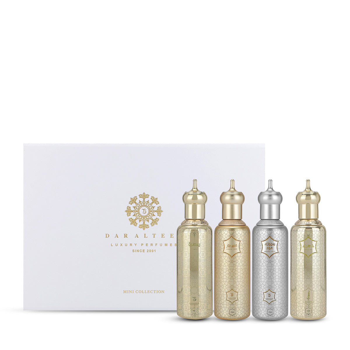 Mini Arabesque Collection 2 White Set 4x30ml Perfumes by Dar Al Teeb